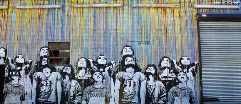 有创意的墙面艺术涂鸦图片大全