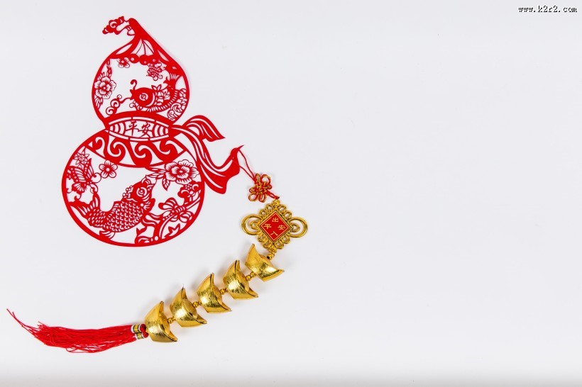 新春剪纸葫芦图片