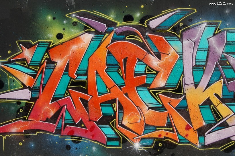 街头的涂鸦图片