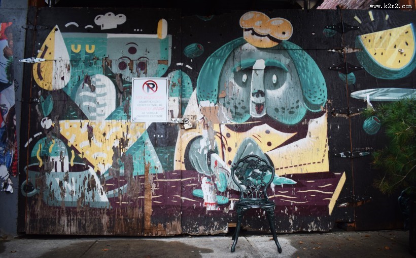 街头的涂鸦图片