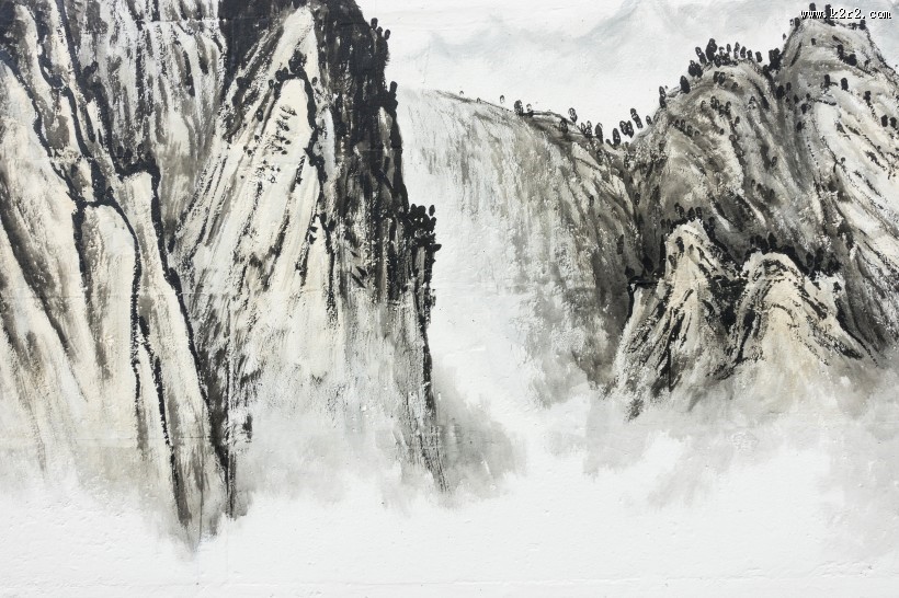 传统水墨山水国画图片