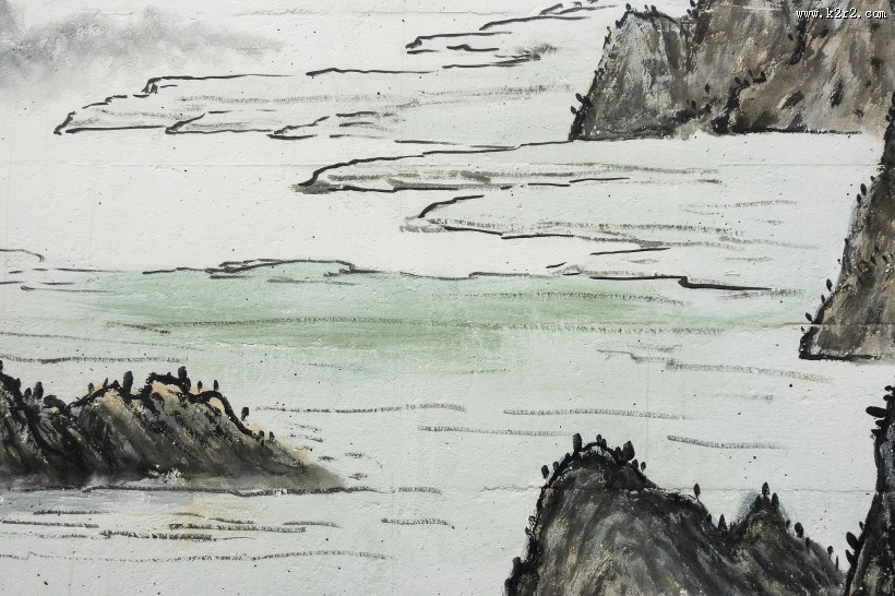 传统水墨山水国画图片