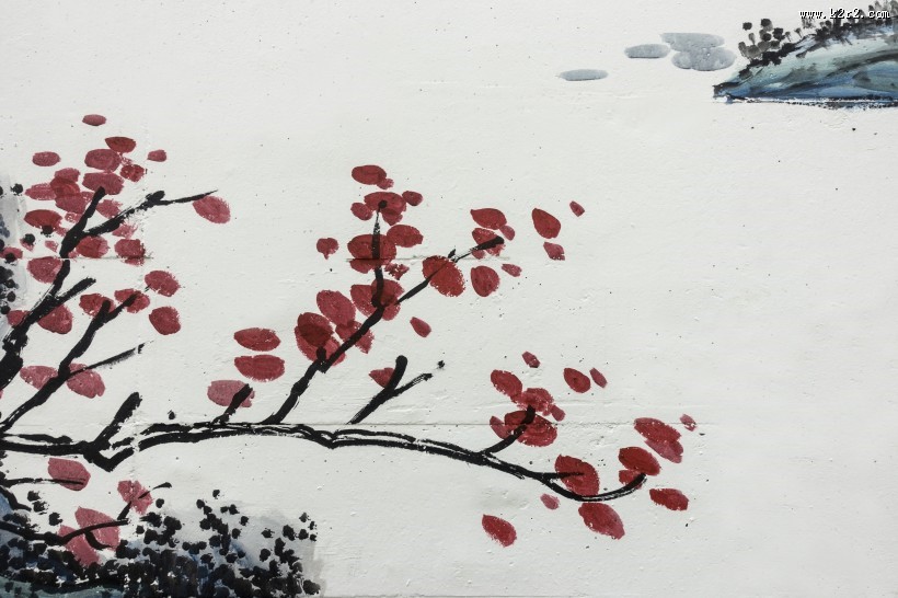 传统水墨山水国画图片