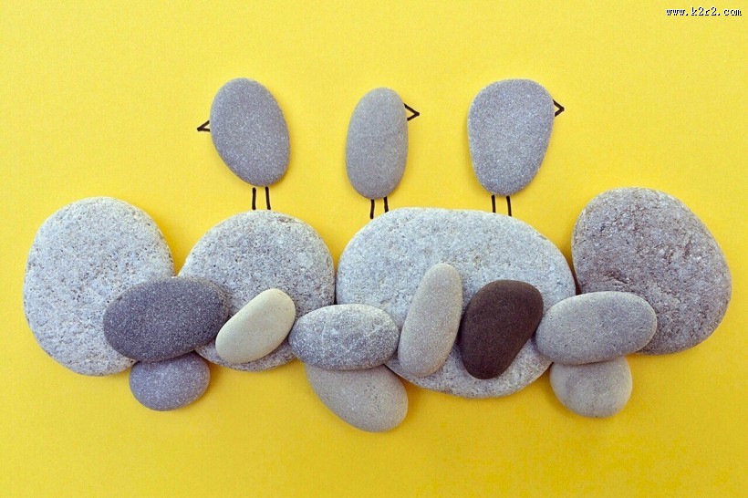 鹅卵石创意图片