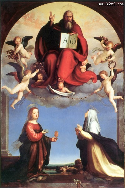 西方天使神话人物彩绘图片