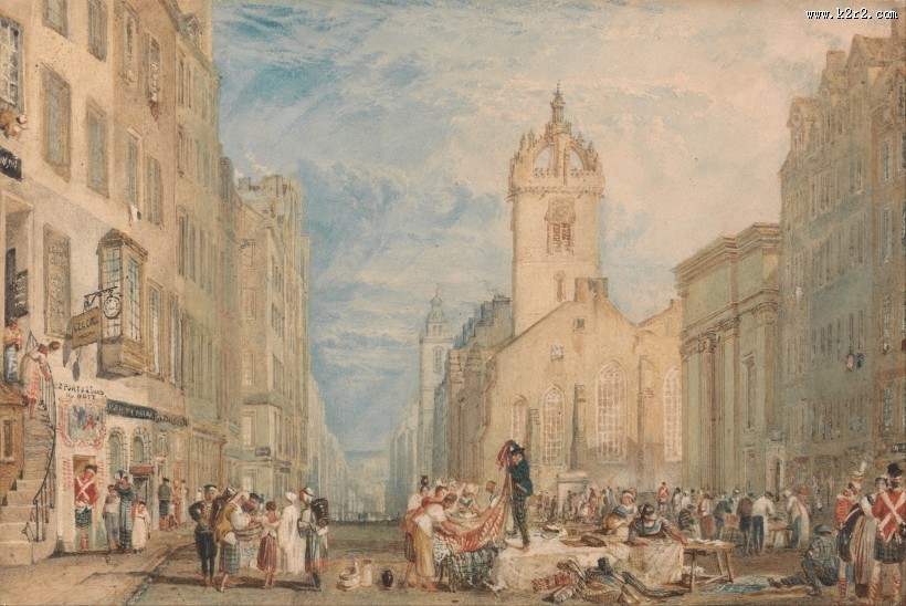 约瑟夫·马洛德·威廉·透纳绘画之建筑人物系列图片