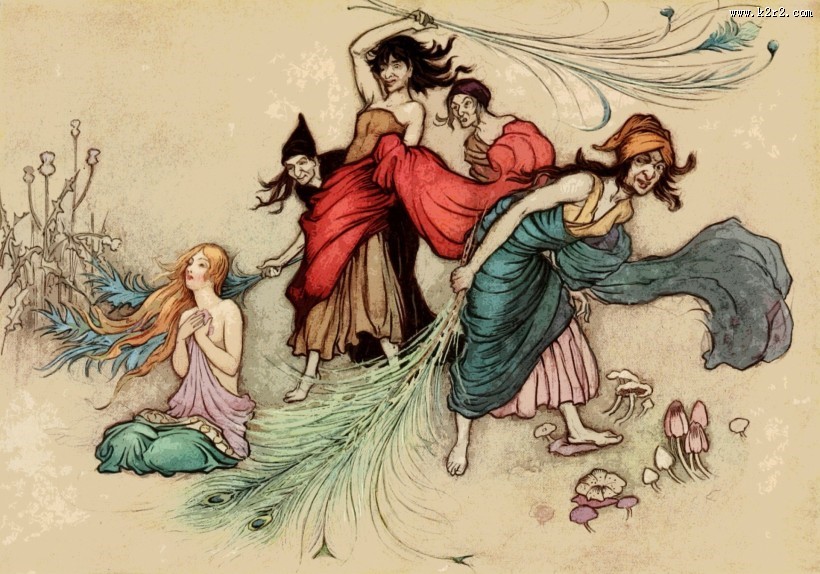 复古童话插画桌面壁纸大全