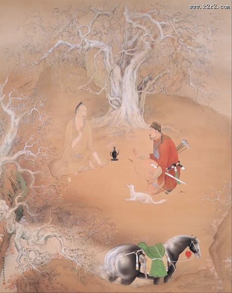 桥本关雪绘画系列二图片