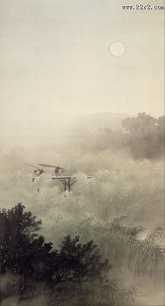 桥本关雪绘画系列二图片