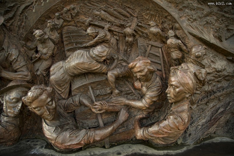 士兵雕塑图片大全