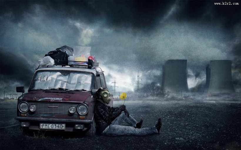 《劫后余生的世界》插画图片