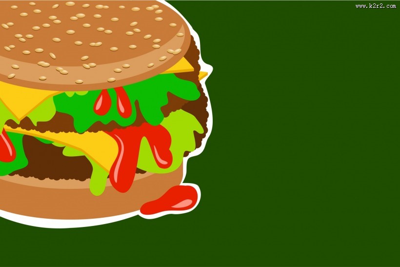 卡通早餐食物图片