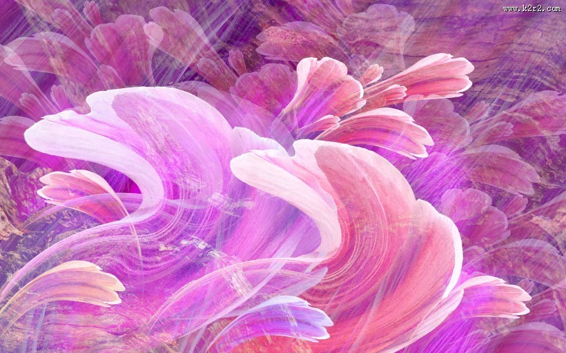 精美手绘鲜花图片