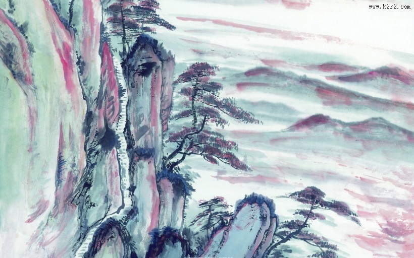 中国山水画图片