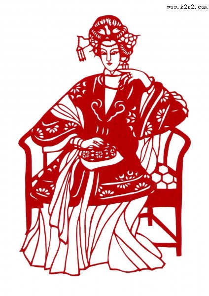红楼梦人物剪纸图片