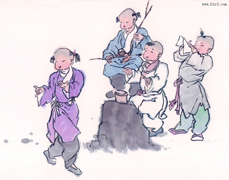 《童心》国画图片大全