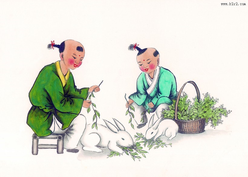 《童心》国画图片大全