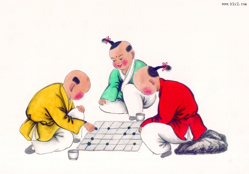 《童心》国画图片大全