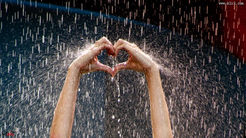唯美雨天风景图片
