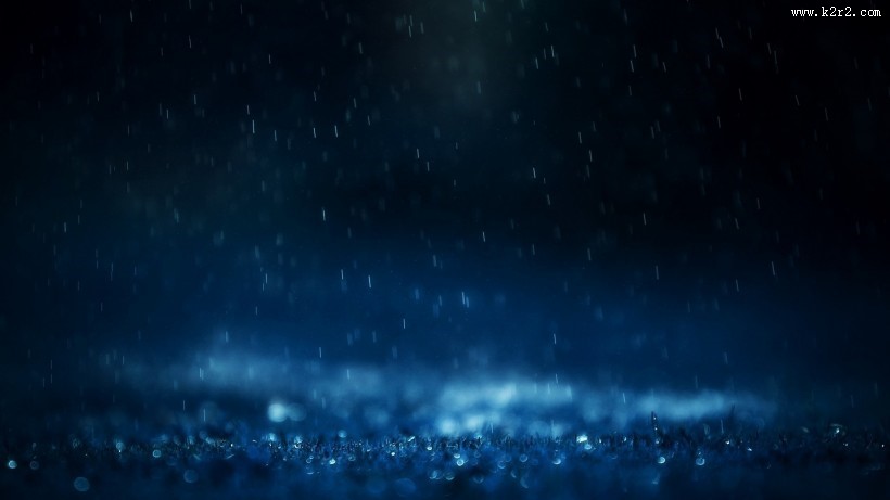 唯美雨天风景图片