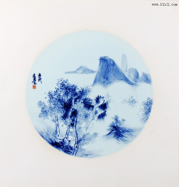 团山扇面图片大全