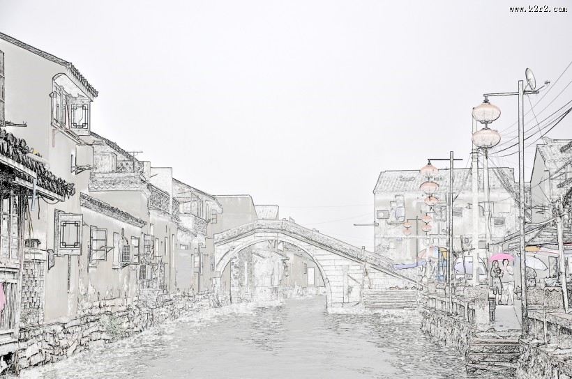 江南写意风景图片大全