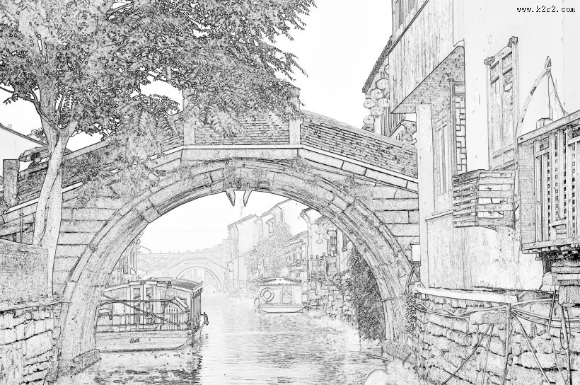 江南写意风景图片大全