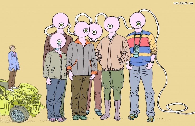 个性人物涂鸦图片