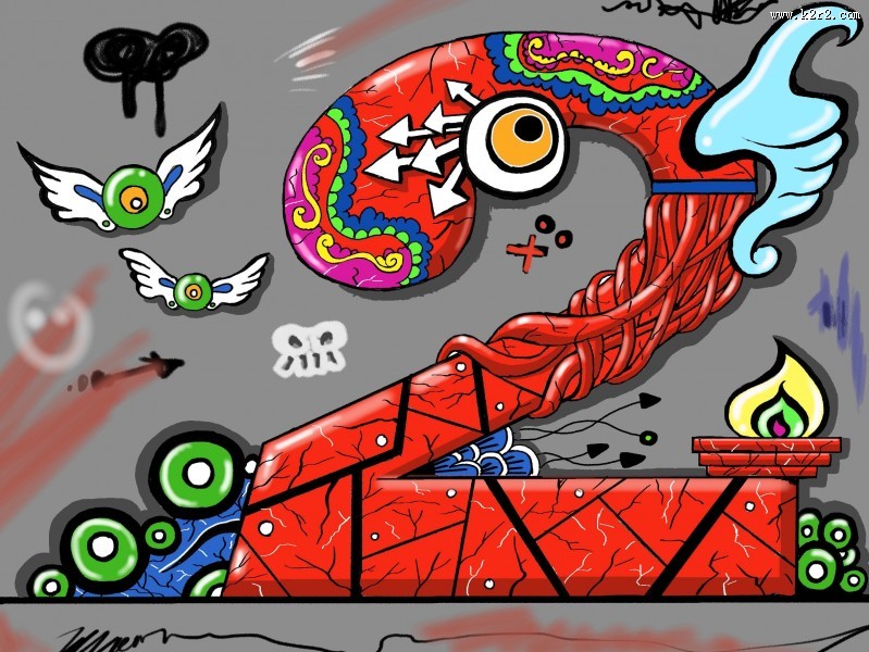 个性人物涂鸦图片