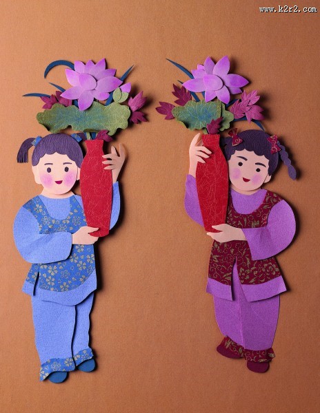 儿童场景纸雕图片大全