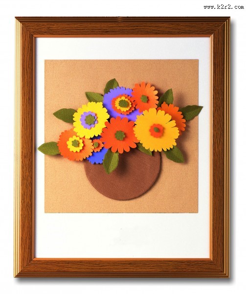 花朵场景纸雕图片大全