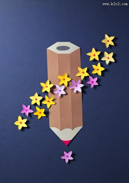 花朵场景纸雕图片大全