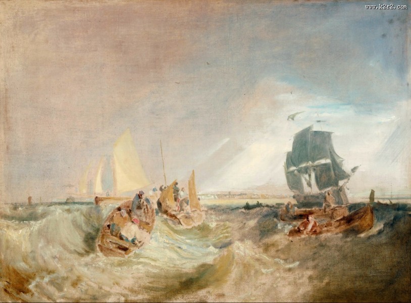 英国泰特美术馆河流风景画图片