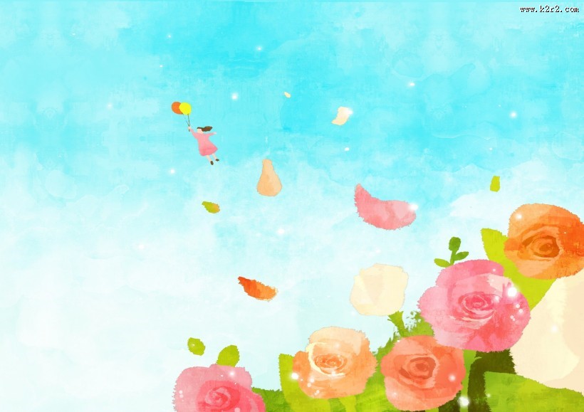 春天插画图片大全