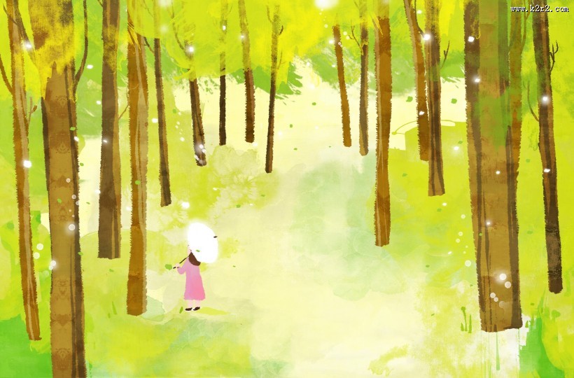 春天插画图片大全