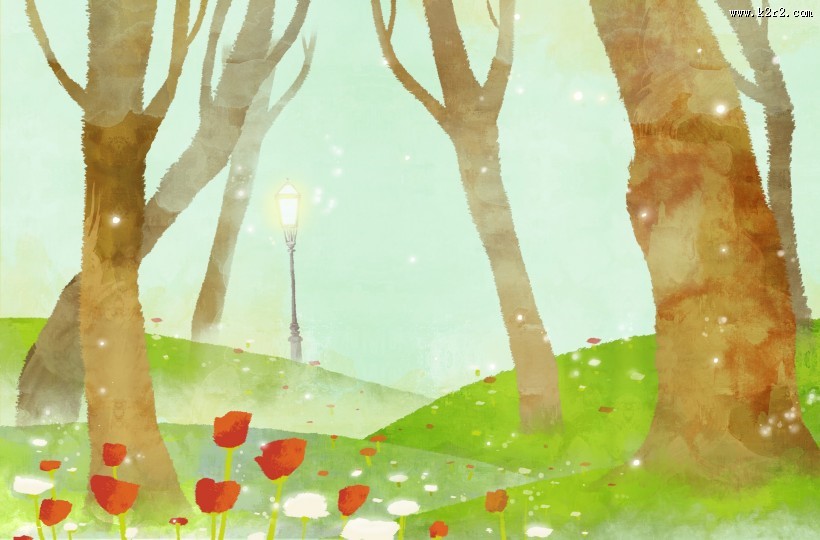 春天插画图片大全