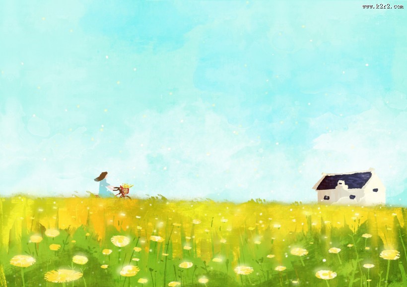 春天插画图片大全