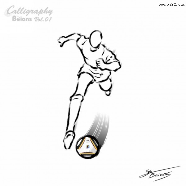 足球运动墨色图片