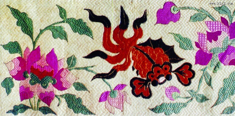 花朵刺绣图案图片