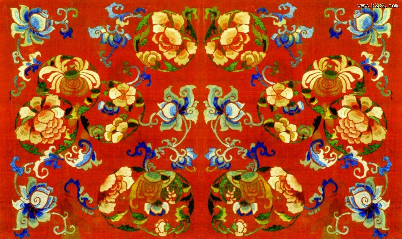 花朵刺绣图案图片