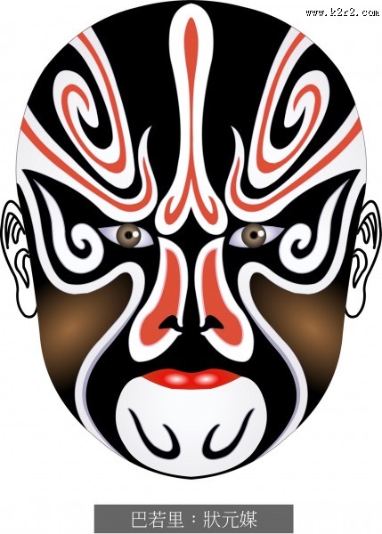 戏剧脸谱大全图片