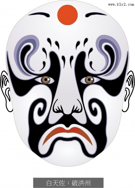 戏剧脸谱大全图片