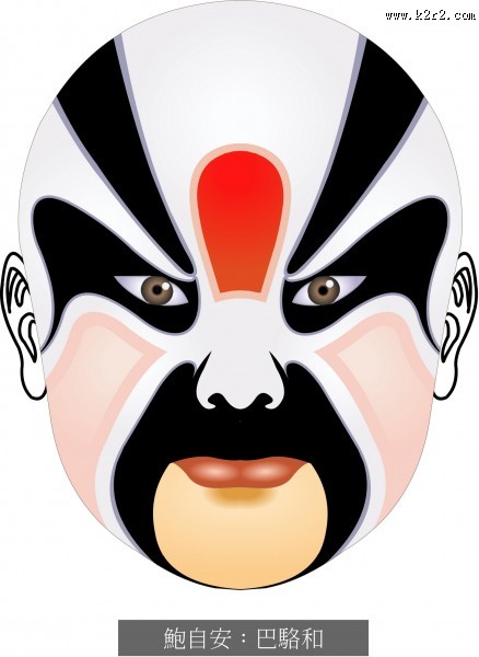 戏剧脸谱大全图片