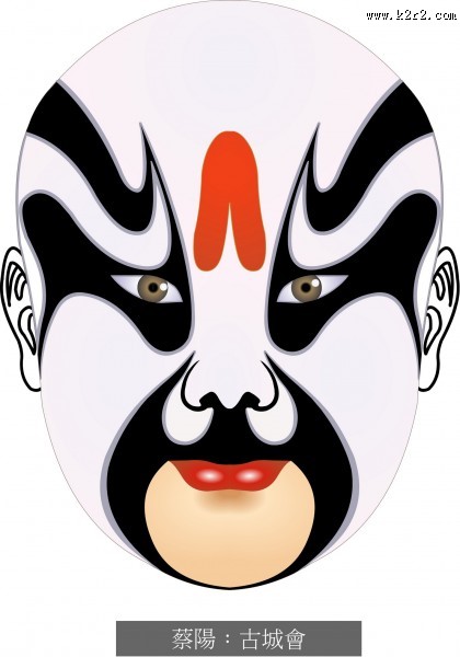 戏剧脸谱大全图片