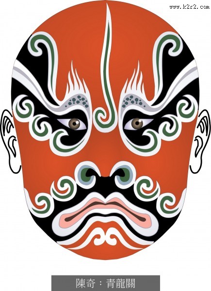 戏剧脸谱大全图片