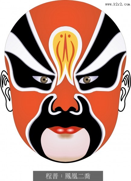 戏剧脸谱大全图片