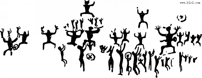 原始社会岩画图片大全