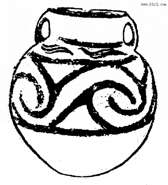 彩陶罐子图片