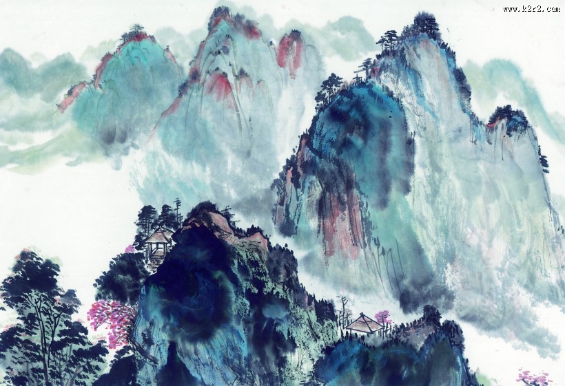 国画山水图片大全