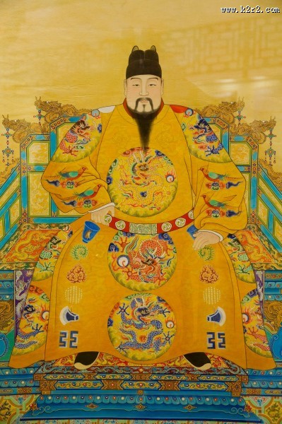 古代帝王像图片